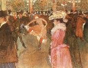 Henri de toulouse-lautrec A Dance at the Moulin Rouge Sweden oil painting artist